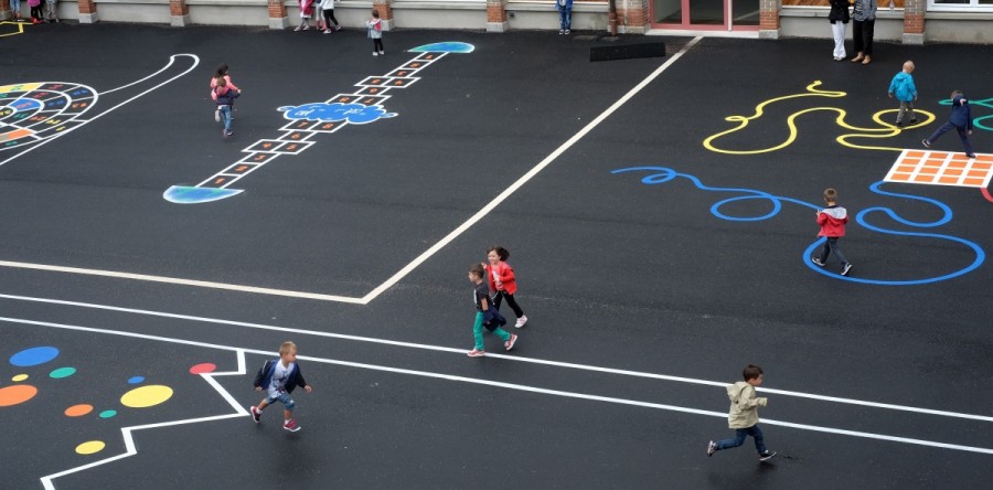 Une super cour d’école!