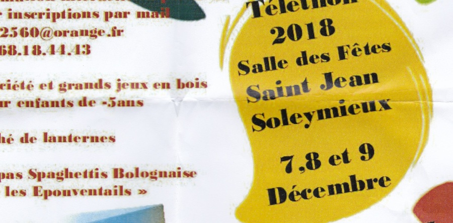 Le Téléthon 2018