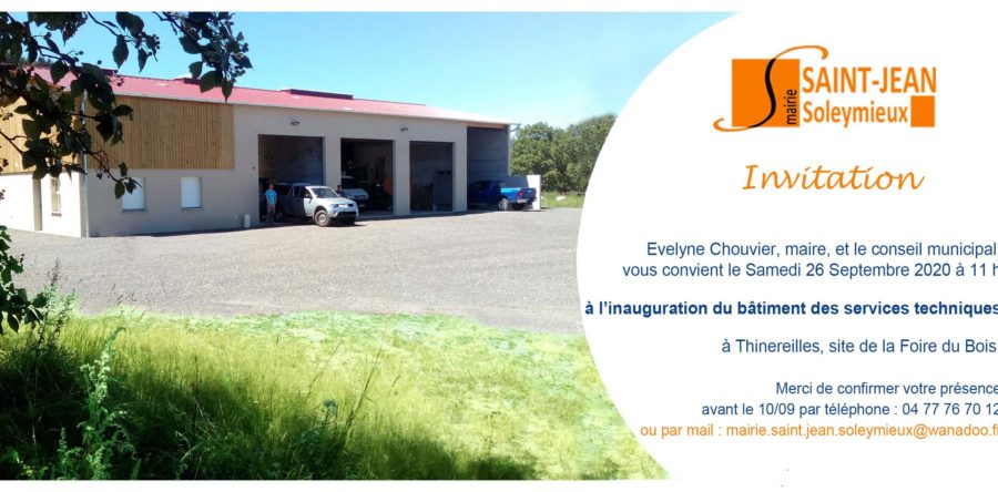 INVITATION A L’INAUGURATION