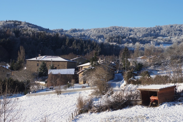 le hameau d’Urzenge en janvier 2015