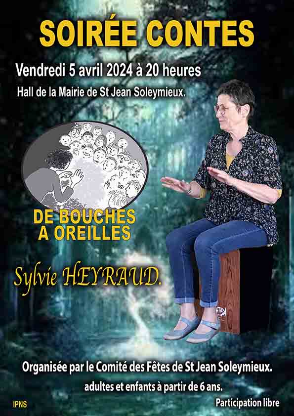 Soirée Contes vendredi 5 avril